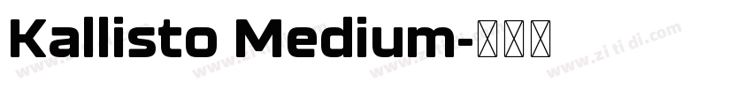 Kallisto Medium字体转换